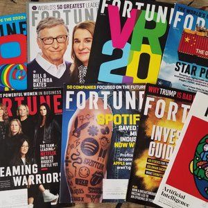 FORTUNE MAGAZINE 9 Issues many from 2019, 2 from 2020, Bill Gates, VR